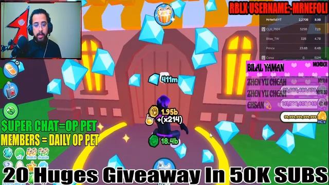 ? ROBLOX LIVE! | Pet Simulator X | PET SIGNING | HARDCORE ?ST.PATTY PETS MAILBOX GIVEAWAY #Petsimx смотреть онлайн