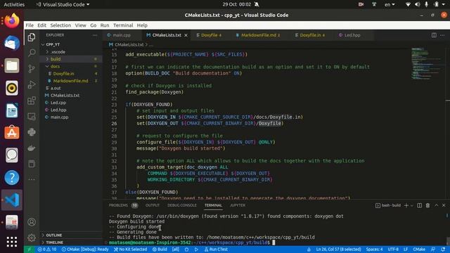 Cmake Doxygen #18 смотреть онлайн