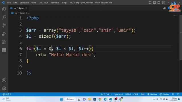 PHP For Loop in Hindi | PHP Tutorial смотреть онлайн