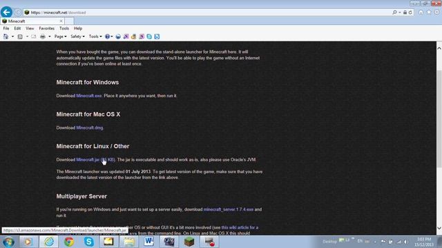 How To Install MineCraft.exe using Internet Explorer смотреть онлайн