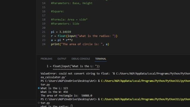 ?✨ Python Area Calculator Tutorial | Source Code Available ?✨ смотреть онлайн