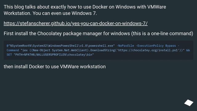 Is it possible to have docker running inside of vmware? смотреть онлайн