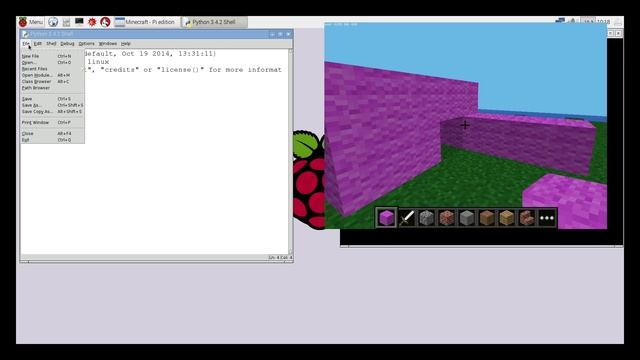 Getting Started Coding Minecraft Pi смотреть онлайн