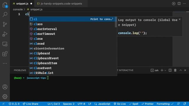 Create vscode snippets to code even faster #snippets #vscode #programming смотреть онлайн