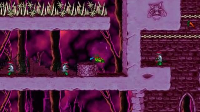 Jazz Jackrabbit 2 Walkthrough - Level 19 - Hare Scare смотреть онлайн