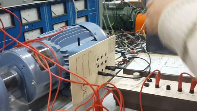 Induction Motor +synchronous Generator+capacitive Load