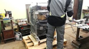 Рейсмусовый станок WARRIOR WO204 HH. Распаковка.