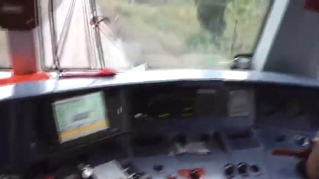 В кабине ТЭП 70 БС. Иваново-Кинешма. 2015 год. смотреть онлайн
