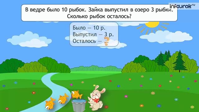 Задачи на нахождение уменьшаемого и вычитаемого | Математика 2 класс #7 | Инфоурок смотреть онлайн