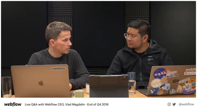 Live Q&A with Webflow CEO, Vlad Magdalin (Q4 2019) смотреть онлайн