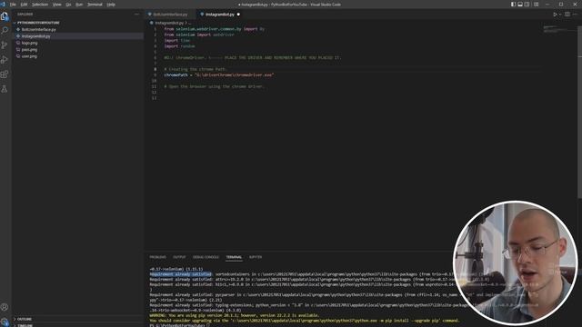 Python Beginner Tutorial - Let's Build an Instagram Bot - Part 5 смотреть онлайн
