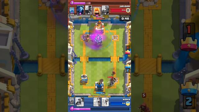 Ничья в три коронки.Как такое возможно.Clash Royal новий турнир... смотреть онлайн
