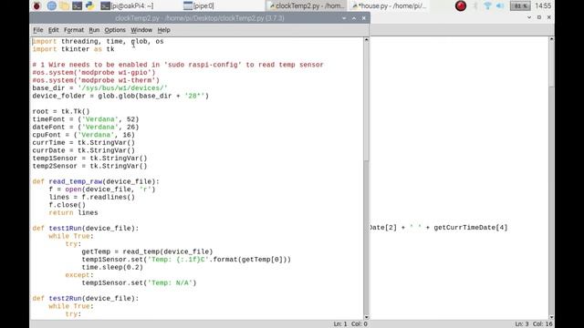 Heating & Security Control Part 16 - Raspberry Pi coding python tkinter gui смотреть онлайн