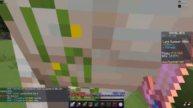 LOOT FROM 500 GRIFFIN BURROWS! (Hypixel Skyblock) смотреть онлайн