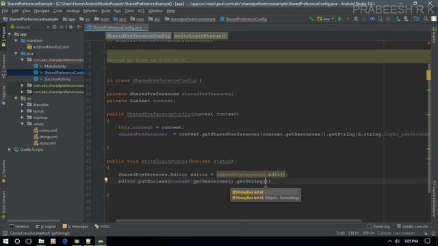 Android tutorial 2018 16 An Example for Shared Preferences API 720P HD смотреть онлайн