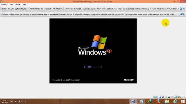 تكبير شاشة في النظام xp Oracle VM VirtualBox الوهمي смотреть онлайн