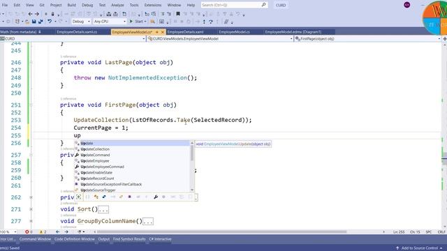 Pagination of DataGrid in WPF, C#, MVVM Part II смотреть онлайн