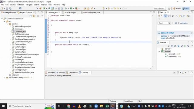 Abstraction in Java |Abstract Class & Abstract Method| For Beginners | Telugu(తెలుగులో నేర్చుకోండి) смотреть онлайн