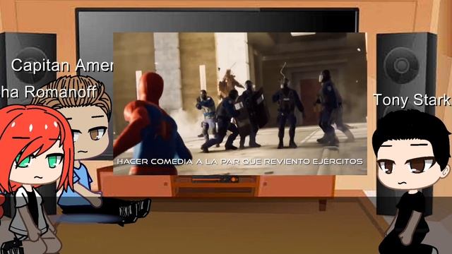 Los vengadores reaccionan a Spiderman (Peter Parker) Rap Tu amigo y vezino + Tiktoks смотреть онлайн