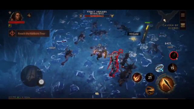 cavern of echoes can I do this solo 🤔 | level 50 + gameplay | diablo immortal смотреть онлайн