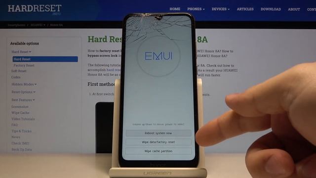 Hard Reset Huawei Honor 8A - Remove Screen Lock смотреть онлайн