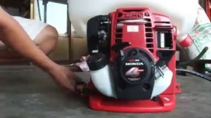 Двигатель Honda GX-35 (GX35) на опрыскивателе Agric Star S-350