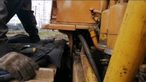 Замена шланга на обратке гидравлики,, 57.