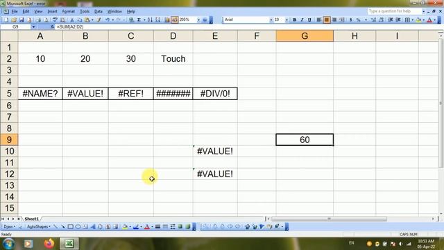 How to Solve Excel Formula Errors #NAME? | #VALUE | #REF | #DIV/0 | ###### in Hindi easy language смотреть онлайн