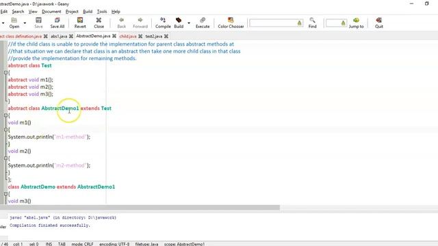 Abstract Classes Java Programming Language GeeksforGeeks смотреть онлайн