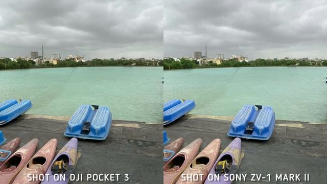 DJI Osmo Pocket 3 VS Sony ZV-1 Mark ii Camera Test Comparison смотреть онлайн