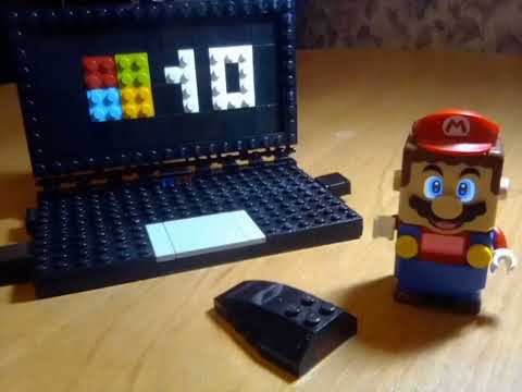Lego Super Mario building laptop. My MOC. Homemade with Mario смотреть онлайн