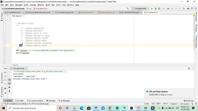 15.Kotlin. String Literals. смотреть онлайн