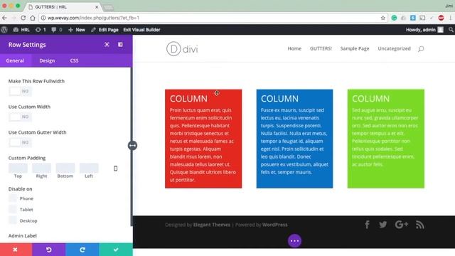 How To Remove Spaces Between Columns - Divi Visual Builder смотреть онлайн