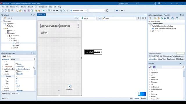 Delphi Android FMX -UI Google & email Sign In in Android 2023 (Part-1) смотреть онлайн