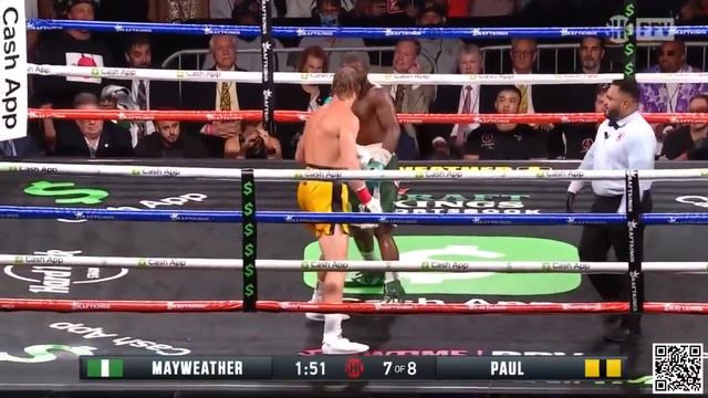 полный бой - Флоид Мэйвезер  против Логан Поул  Floid Mayweather Vs Logan Poul
