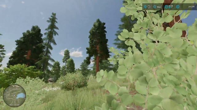 ЕДЕМ ЗА ОГРОМНЫМИ ДЕРЕВЬЯМИ!!! Надоело пилить кустарник! Farming Simulator 22 смотреть онлайн