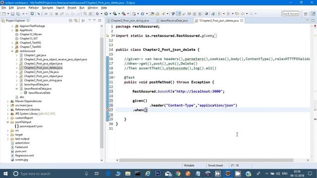 How to call Delete Method in RestAssured API смотреть онлайн