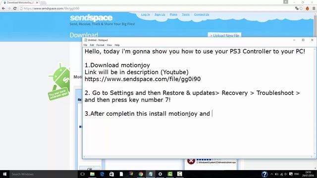 Connect PS3 Controller to your PC! WORKS PERFECTLY смотреть онлайн