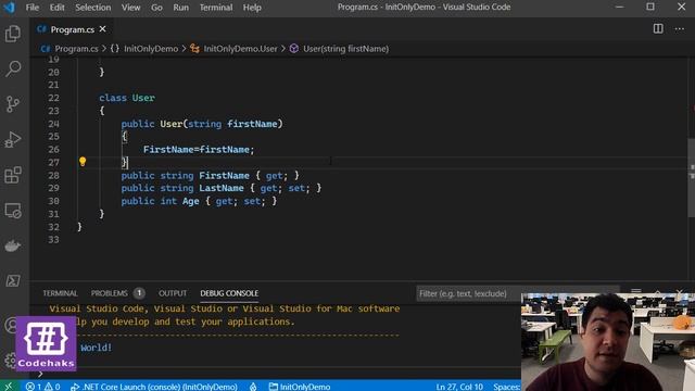 How to use the new Init keyword in C# 9.0 смотреть онлайн