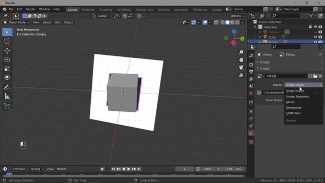 46. Blender. Image (Референс) смотреть онлайн