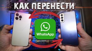 Как перенести чаты whatsapp с android на iphone