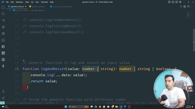 19 #19： Generics in Typescript Make everything Reusable like JAVA & C# ｜ Most Importan смотреть онлайн