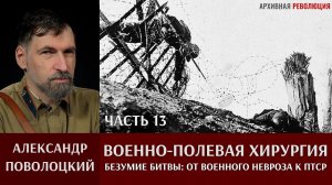 Александр Поволоцкий. Военно-полевая хирургия. Часть 13. "Безумие битвы. От военного невроза к ПТСР"