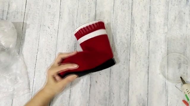 Рождественский сапожок своими руками ❄️ DIY Christmas boot смотреть онлайн