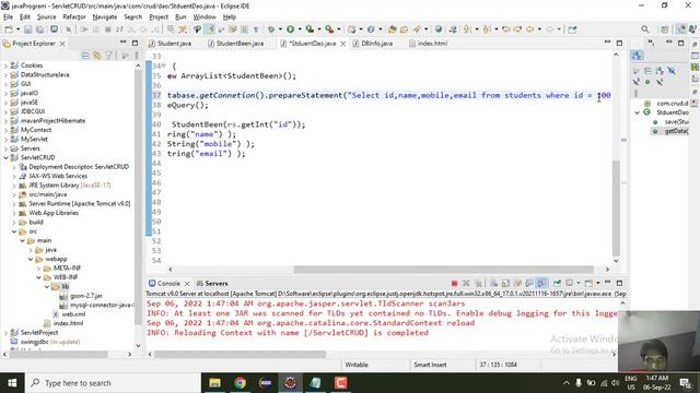 5. Servlet with ajax | DELETE data with AJAX part 1 | CRUD Operation | Advance java | Semant Sir смотреть онлайн