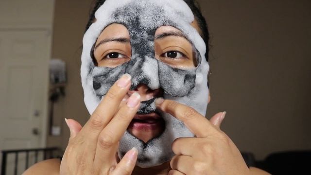 Yes To Tomatoes Charcoal Bubbling Paper Mask First Impression & review смотреть онлайн