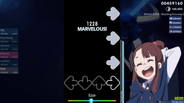 osu!mania - Lone Digger 999.2k SS смотреть онлайн