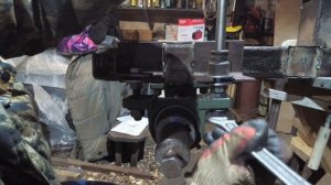 ЧАСТЬ 1. САМОДЕЛЬНАЯ ЛЕНТОЧНАЯ ПИЛОРАМА. | Сделал систему натяжения ленты леточной пилорамы.