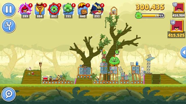 Angry Birds Friends Level 8 Tournament 1361 three stars NO POWER-UP walkthrough 2024-02-26 смотреть онлайн