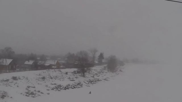 Русская зима из окна поезда смотреть онлайн